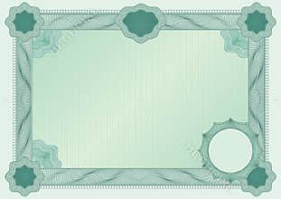 Certificate blank