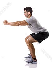 Man doing exercises