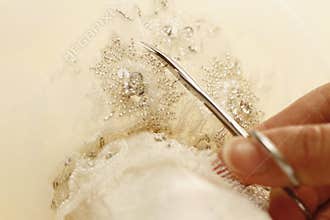 Cut fabric