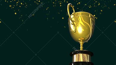 Gold Winners Trophy Cup Loop