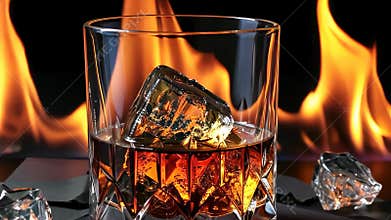 Luxurious spirit: presentation video, aged cognac, refined whiskey, smooth brandy, premium quality, rich flavor, tasting notes,