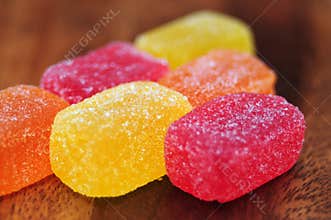 Fruit jelly candies