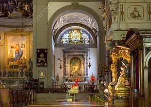 Interior of the Duomo in Palmanova
