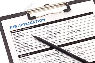 Job application form