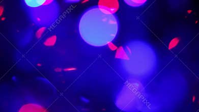 Blurred blue lights