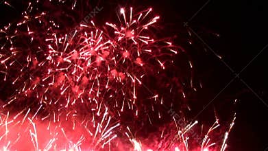 Fireworks display,find more in my gallery, stock footage