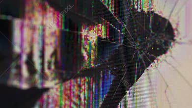 Display scratch monitor defect glitch broken blur