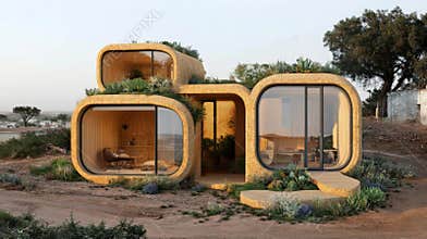 Innovative Sustainable Architecture Integrates Renewable Materials and Greenery to Create a Zero Emission Smart City