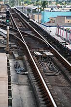 Railroad tracks