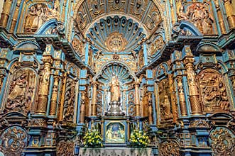 Chapel of Nuestra Senora de la Evangelizacion in Lima Cathedral, Peru