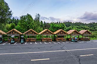 Mushroom Square, Jingyuetan National Forest Park, Changchun, China