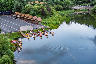 Mushroom Square, Jingyuetan National Forest Park, Changchun, China
