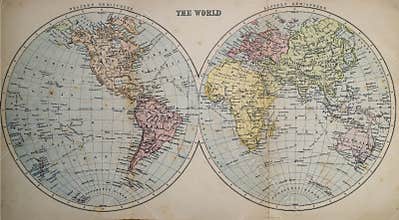 Antique Map of World