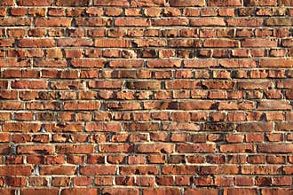 Wall of brick
