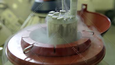 Frozen Storage At Sperm Bank