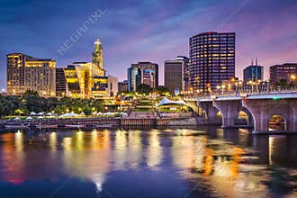 Hartford, Connecticut Skyline