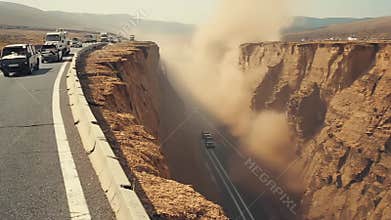 Road Collapse Disaster