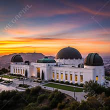 An AI generated image of Griffith Observatory