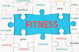 Fitness concept words