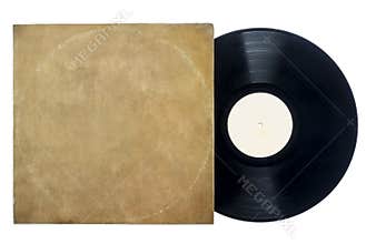 Retro Long Play Vinyl Record with Sleeve.