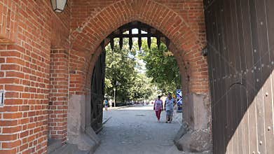 Malbork. Gateway leading from external fortifications to the middle castle area.