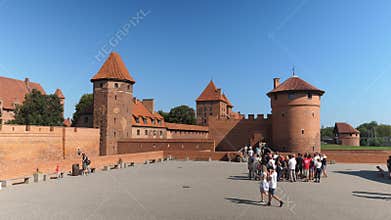 Entrance to the Malbork castle and external fortifications