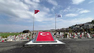 Earthquake Cemetary in Hatay City