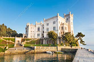 Miramare Castle, Trieste, Italy, Europe.