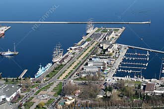 Gdynia city port