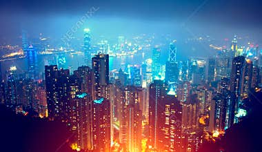 Hong Kong Night View