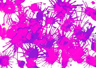 Acid colors watercolor abstract texture with spots, blots, splashes, drops.