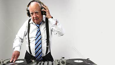 Awesome grandpa DJ