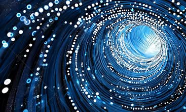 Circular pattern made from Braille dots and lines.