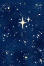 Bright wishing star night sky