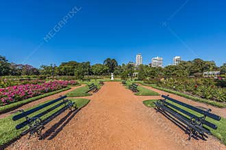 Rose Park on Palermo Woods in Buenos Aires.