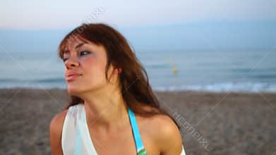 Beach woman