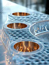 Nanostructured layers detailed textures inspired by nanoscale patterns in biomaterials