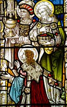 Three Kings Stained Glass Window