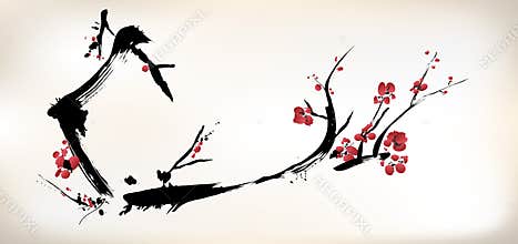 Blossom painting