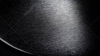 Dark Grey Metal Surface with an Abstract Textured Background