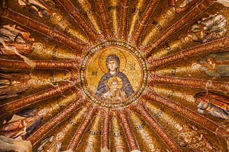 Jesus and Mary Mosaic in Chora Church