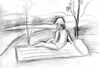 Girl on the beach