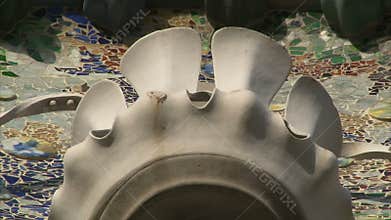 Facade of Casa Battlo in Barcelona