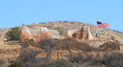 USA, AZ: Old West - Ruins of Fort Bowie/Store
