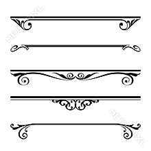 Decorative elements, border and page rules