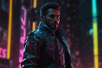 Cyberpunk City Wanderer