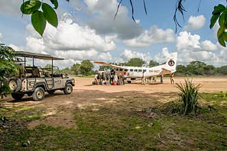 African landscapes - Tourism at Selous Game Reserve, Tanzania