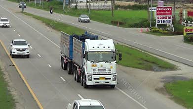 Truck of Tong Phatthana Transport company