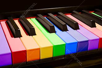 The Rainbow Piano
