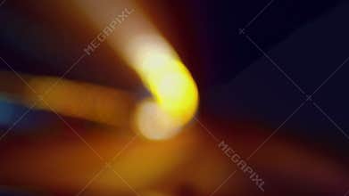 Drunk driving a car in the night. Dangerous usage of a motorized vehicle under the influence of liquor